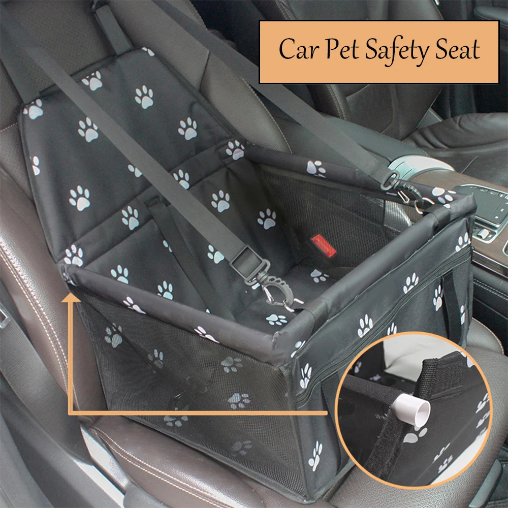 

Pet Dog Safe Car Carrier Seat Bag Waterproof Basket Folding Hammock Pet Carriers Bag Small Cat Dogs Safety Travelling Mesh Bag