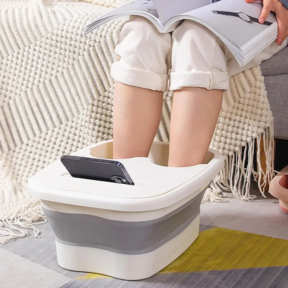 Collapsible Foot Spa Soaking Basin Bucket Tub