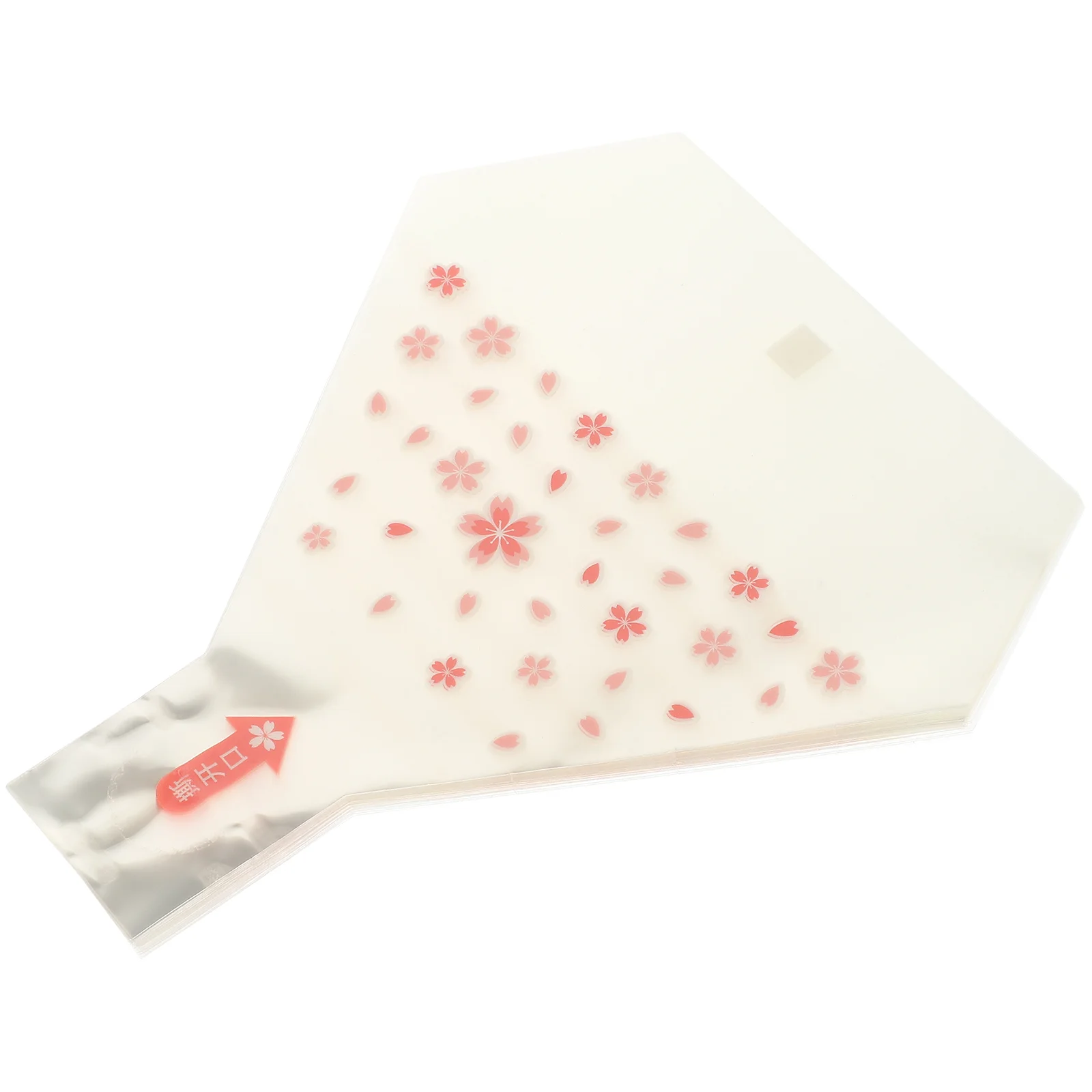 

100 Pcs Rice Ball Packaging Bag Cherry Blossom Decor Disposable Onigiri Bags Japanese-style