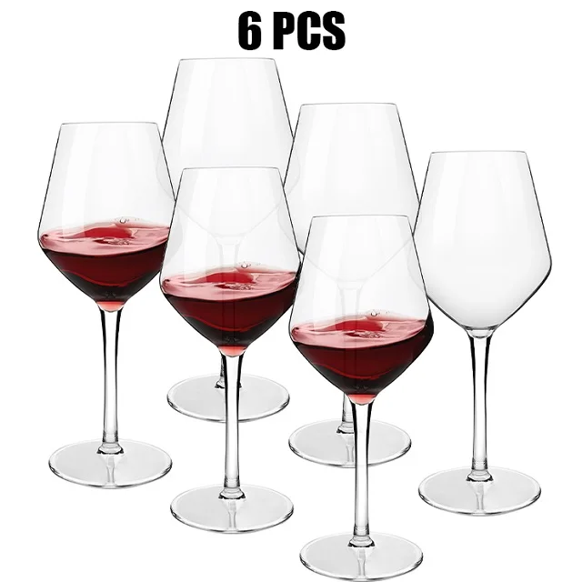 Unbreakable Tritan Plastic Wine Glass Set - Reusable Luxury Barware