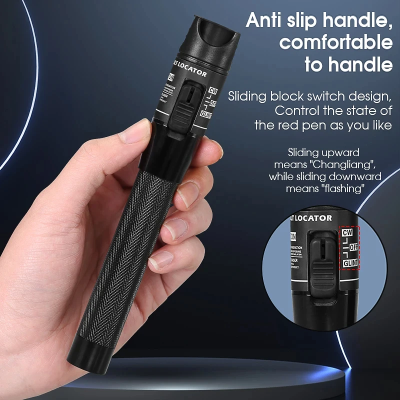 Tester Per Fibra Ottica VFL 60MW - Con Interfaccia 2.5mm - Per Reti E Telecomunicazioni - Foto 7