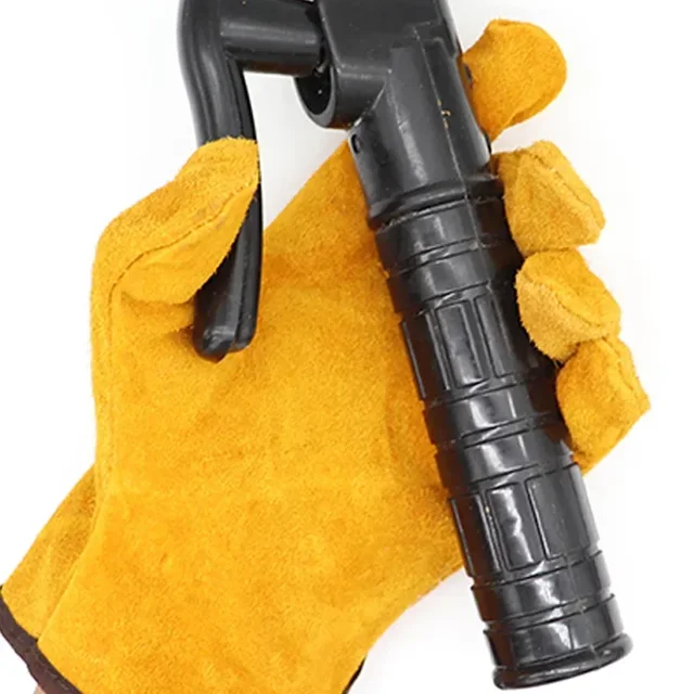 Men Work Gloves Soft Cowhide Driver Hunting Driving Farm Garden Welding Security Protection Safety Protection 4
