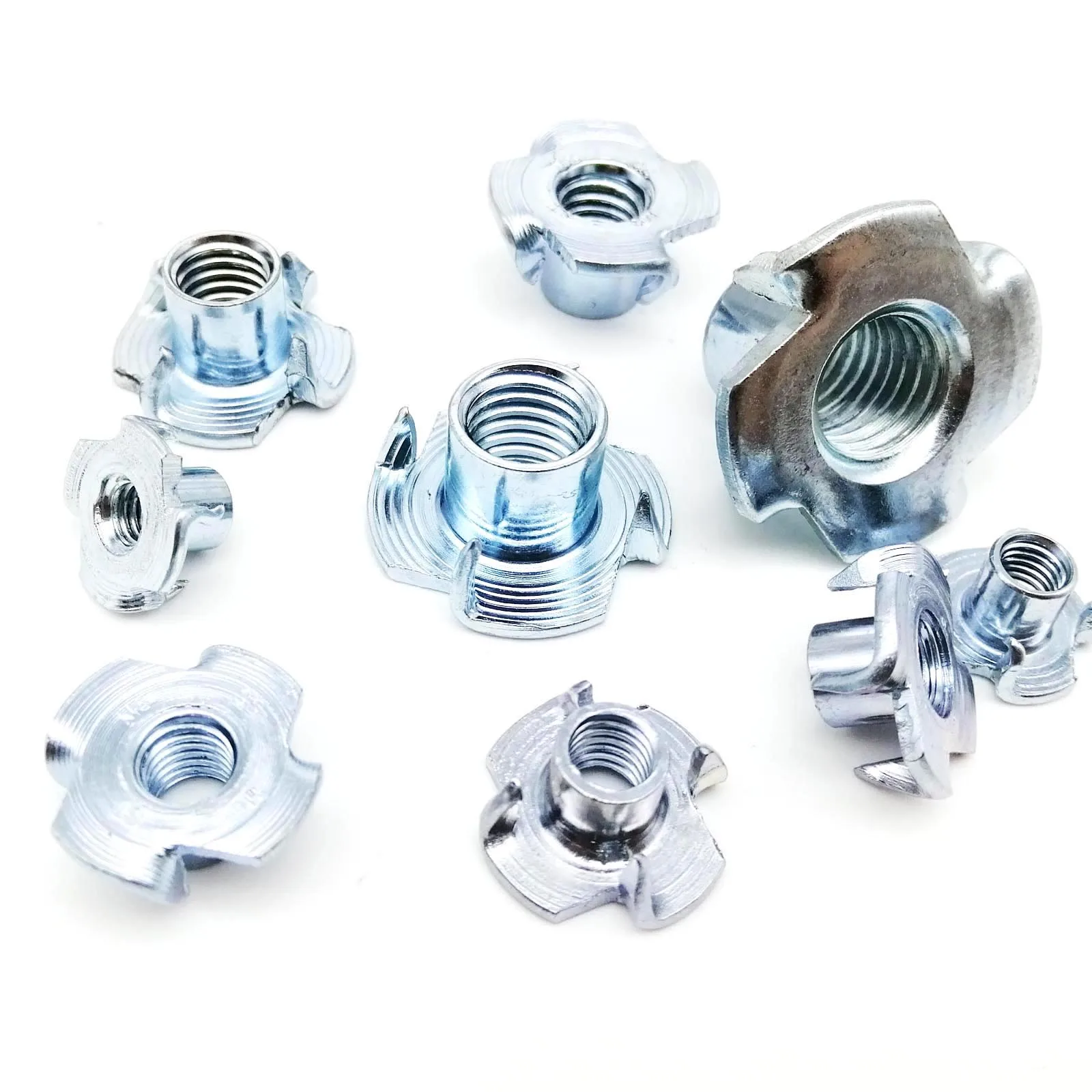 Juego De 4 Tuercas En T Para Muebles De Madera - Inserros Roscados M4, M5, M6, M8, M10 De Acero