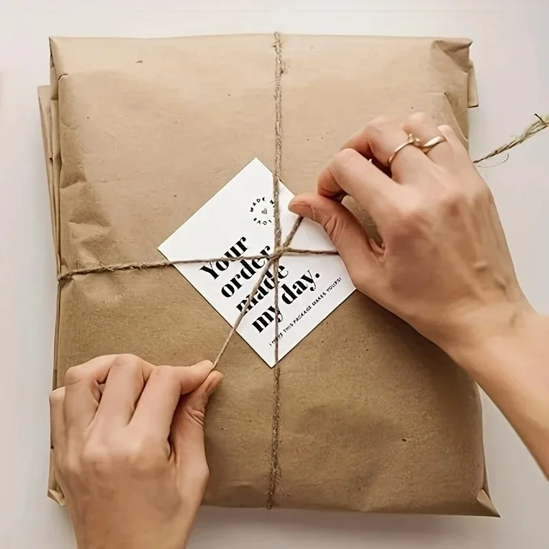 Thank You Cards Supplies for Thanking CustomersExpressing Appreciation and Support for CustomersUsed in Packaging Supplies