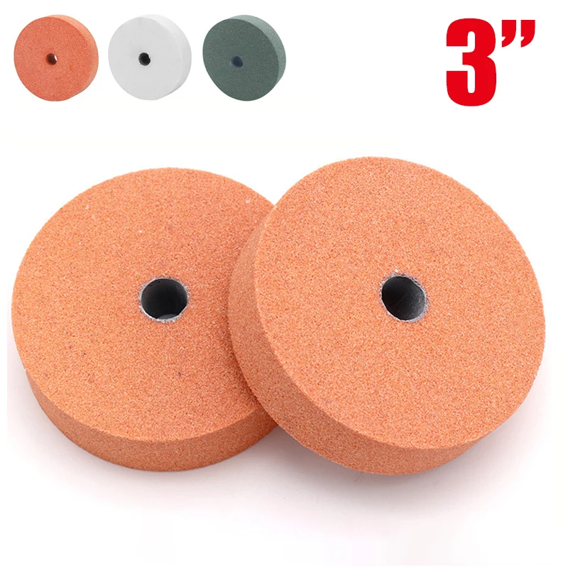 

1pcs 3" 75mm Grinding Wheel Polishing Pad Sanding Abrasive Disc 6mm/8mm Shank Shaft For Metal Grinder Dremel Rotary Tools