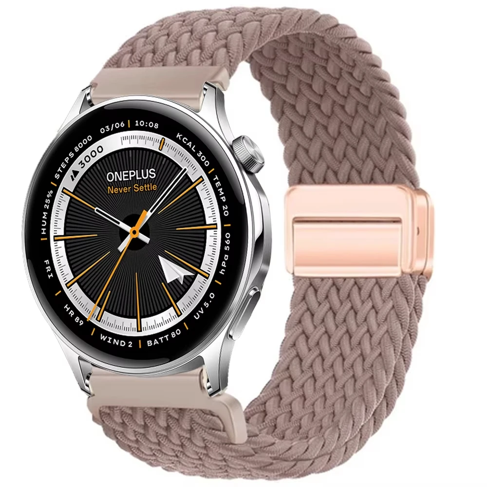 Premium Elastic Magnetic Braided Smartwatch Band and Bracelet Strap