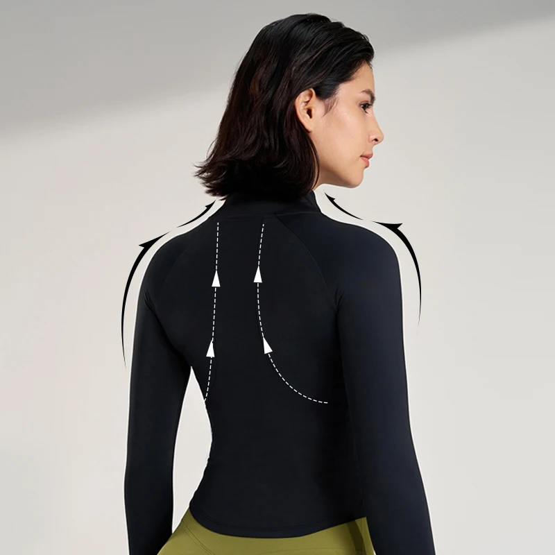 High Elastic Ice Cool Anti-Mosquito Yoga Jacket UV Resistant Sunproof Apparel for Outdoor Training Travel Sports Breathable