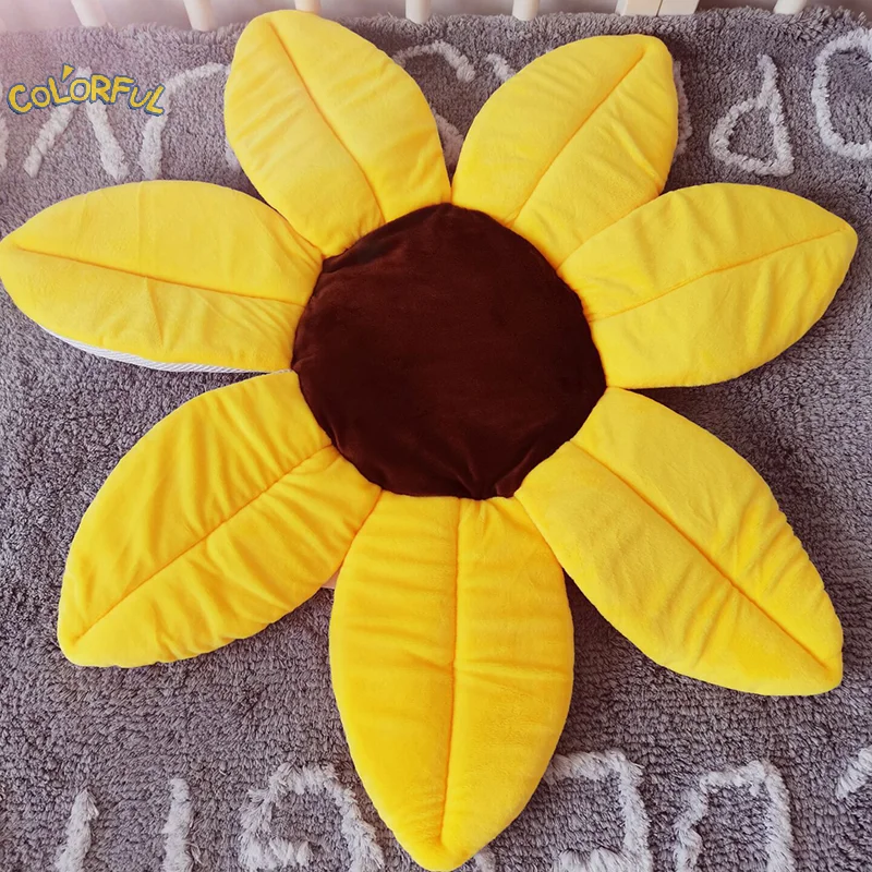 

70cm Baby Blooming Bath Mat Flower Bathtub Newborn Foldable Four Petal Flower Shower Cushion Mat Baby Security Petal Seat Pad