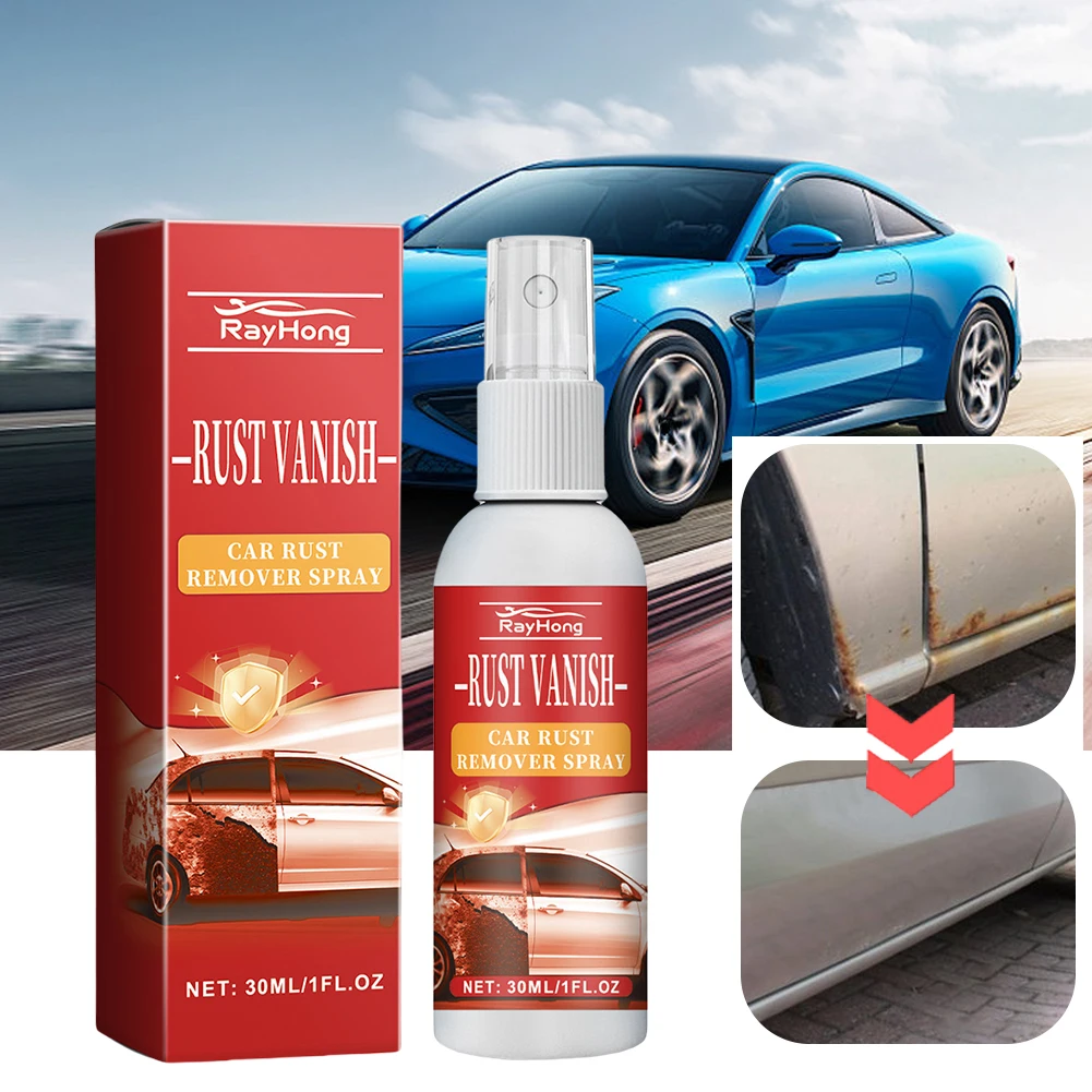 30ml Metal Surface Chrome Cleaner Automobile Wash Maintenance Agent Metal Paint Cleaner Cleaning Spray