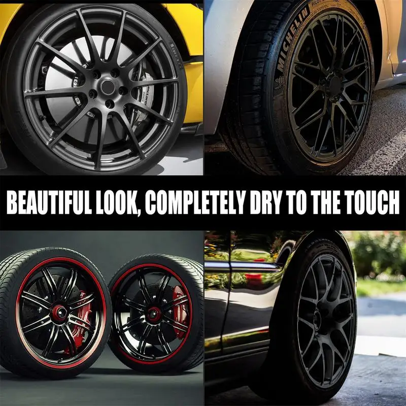Black Wheel Scratch Repair Kit Alloy Wheel Hub Scratch Repair Pen Waterproof And Rust Resistant Alloy Kit wheel scratch repair kit