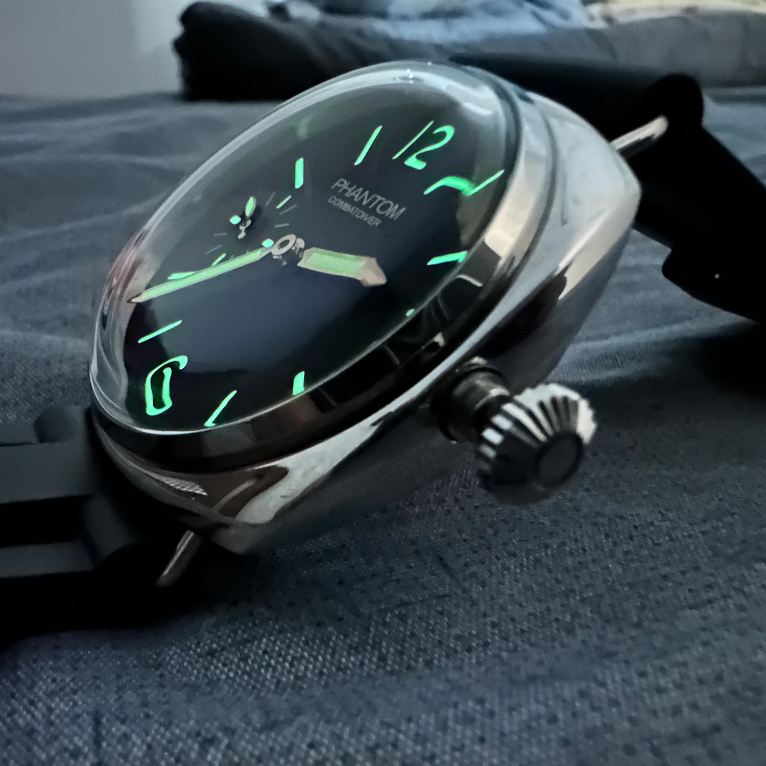 Manual Mechanical Replica Watch Man for Seagull ST3600 C9 Luminous Retro Navy Military Wristwatches Fro Man Dropshipping