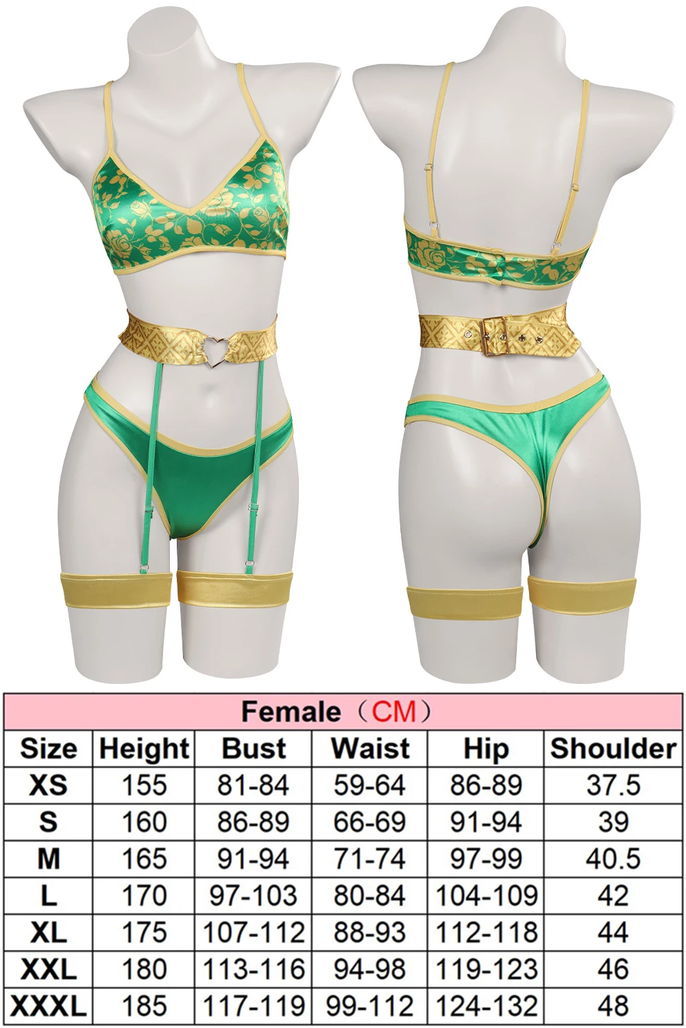 Fantasy Lingerie size chart