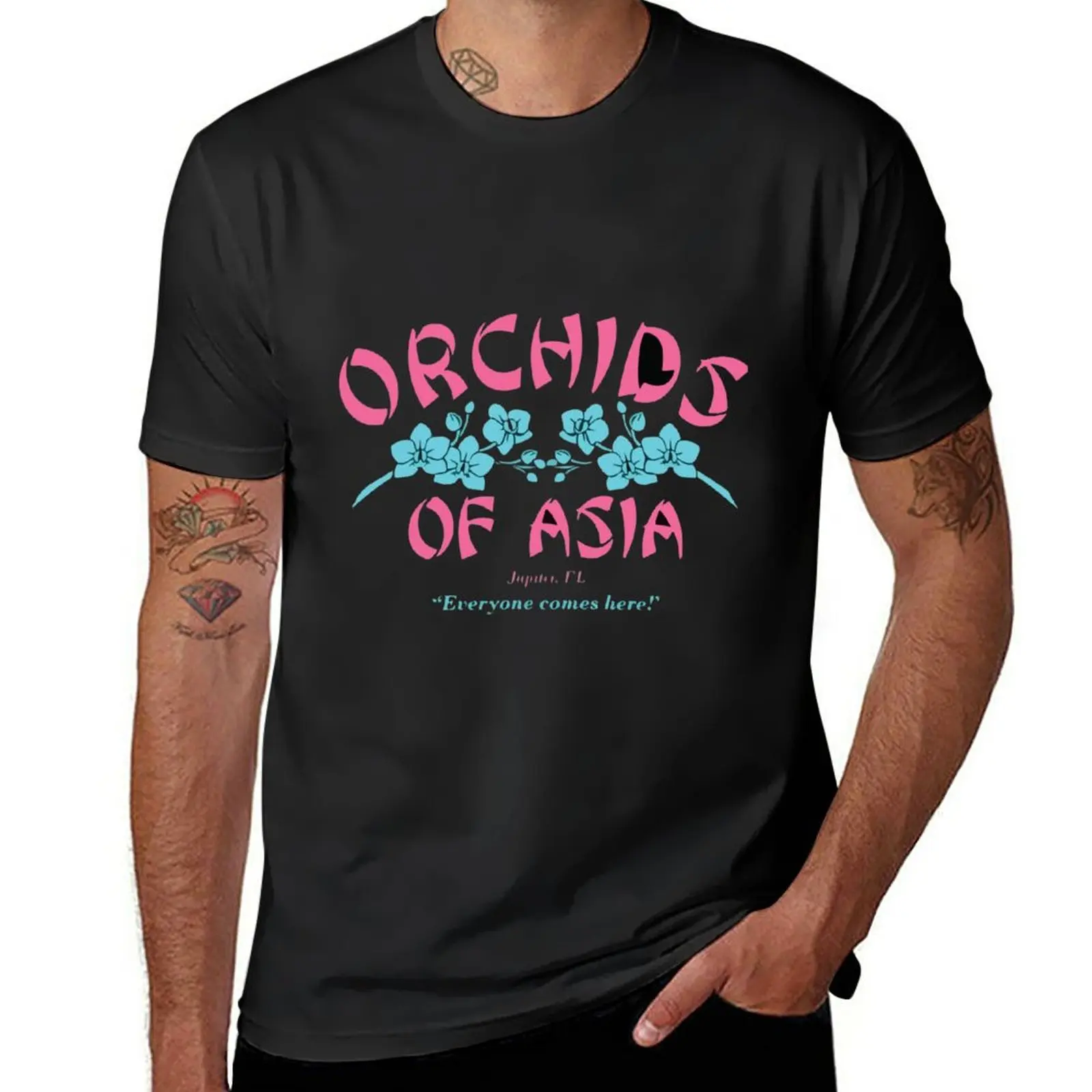 

New Orchids of Asia T-Shirt black t shirt man clothes mens t shirts casual stylish