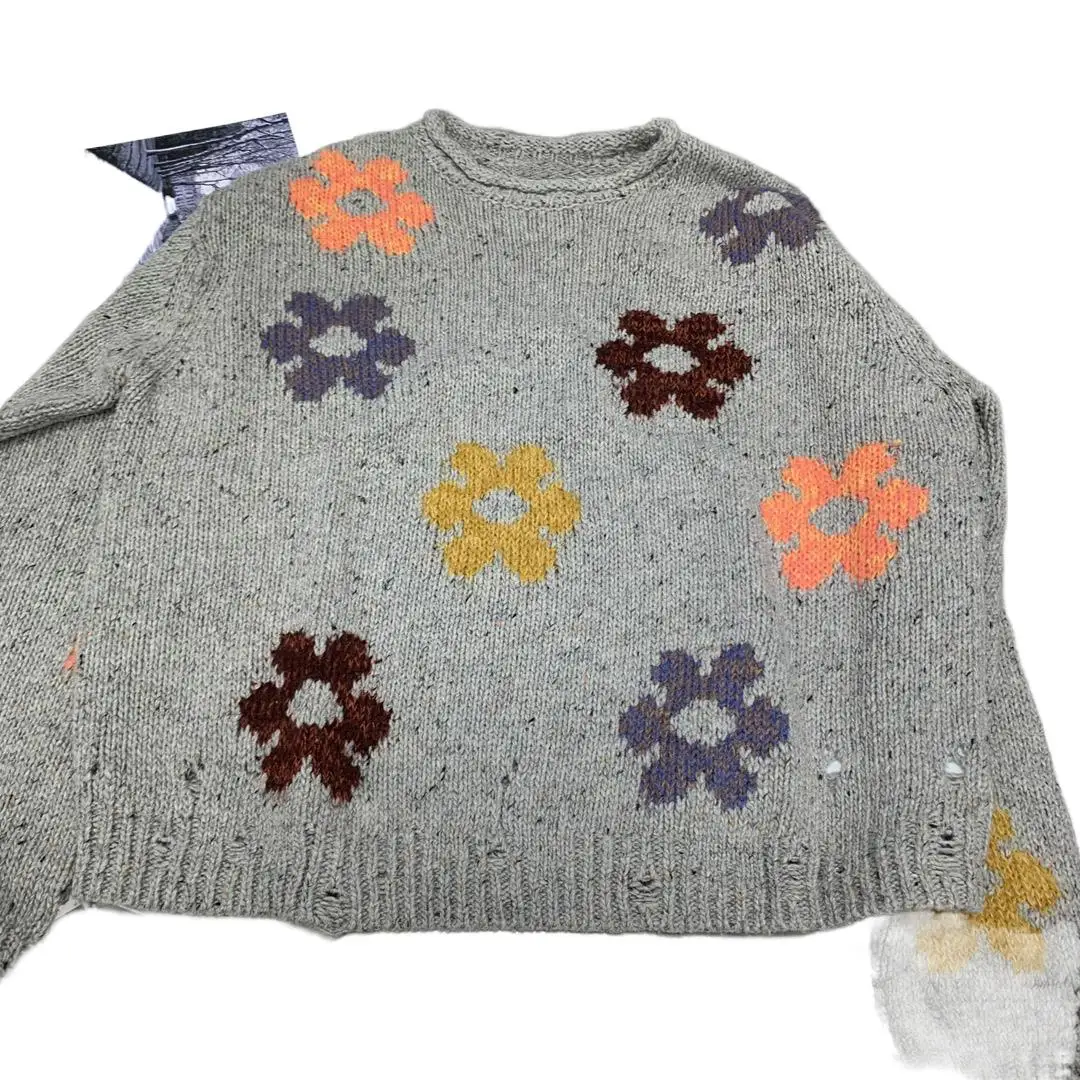 

2023 Women's Clothing Jacquard temperament sweater 0824