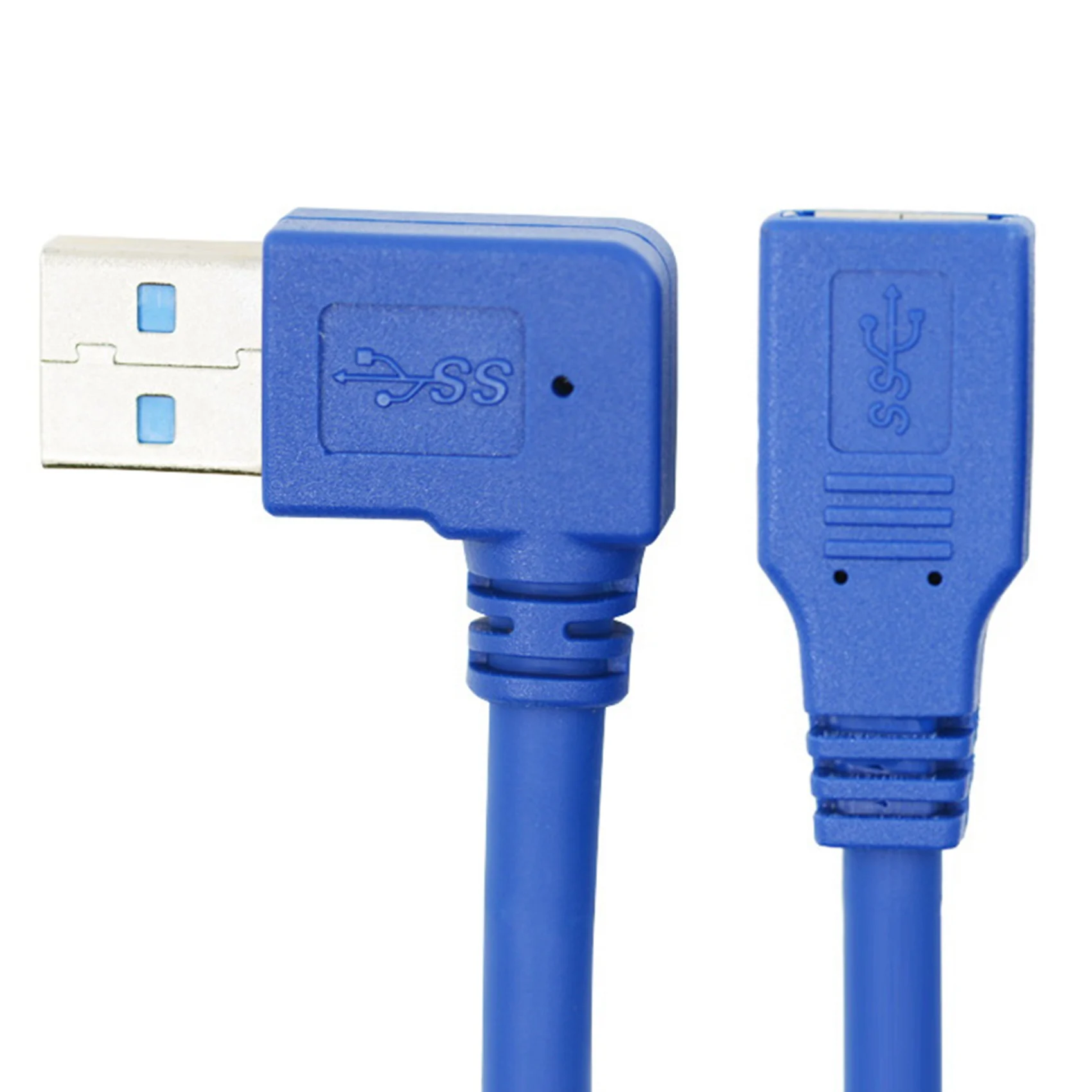 USB3 오른쪽 팔꿈치 USB 90 도 데이터 케이블, USB 연결 케이블, 수-암 어댑터 케이블, 0 익스텐션 케이블, 0.3m