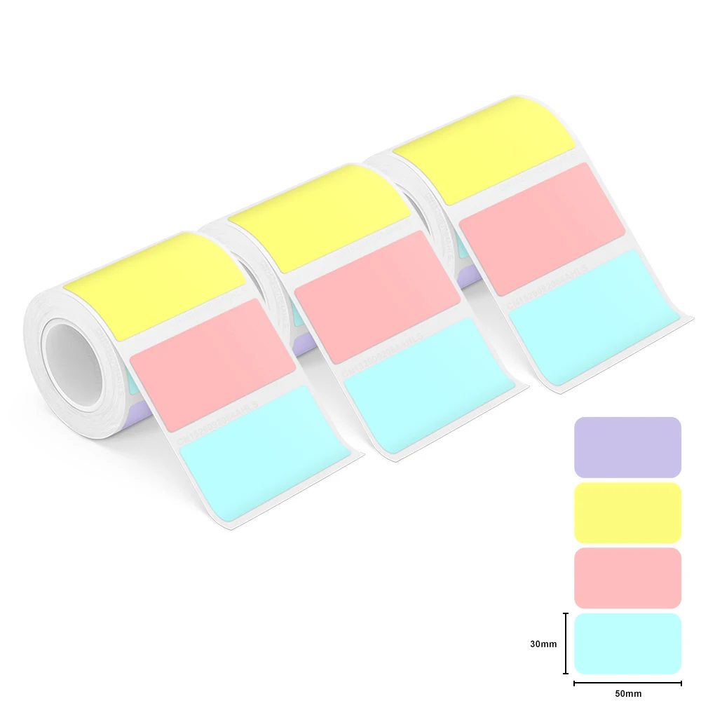 Compact Portable Thermal Label Printer - Marklife P50 Mini Label Maker for Self-Adhesive Stickers