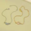 YILUOCD 2 pièces Bracelet soleil et lune en zircone cubique scintillante pour femmes ensemble de bracelets de Couple réglables cadeau de bijoux de fête de mariage