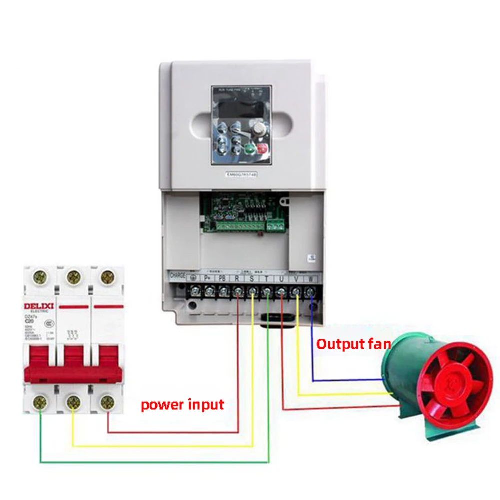 Series EM60 variador de frecuencia para motor monofasico 1.5KW 2HP 220V 1  phase frequency inverter - AliExpress