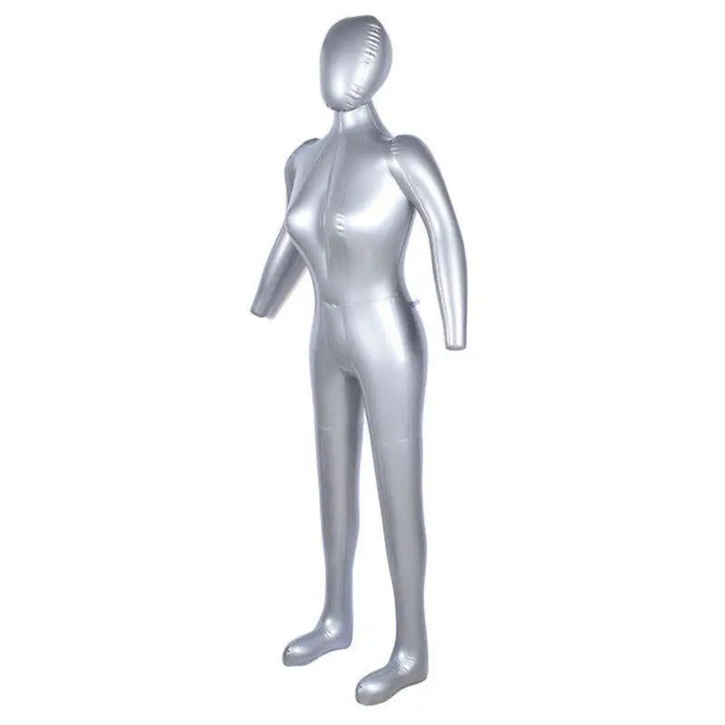 교체용 팽창식 모델 몸통 속옷, 여성용 마네킹, PVC 내구성 디스플레이, 165cm, 1 개 액세서리