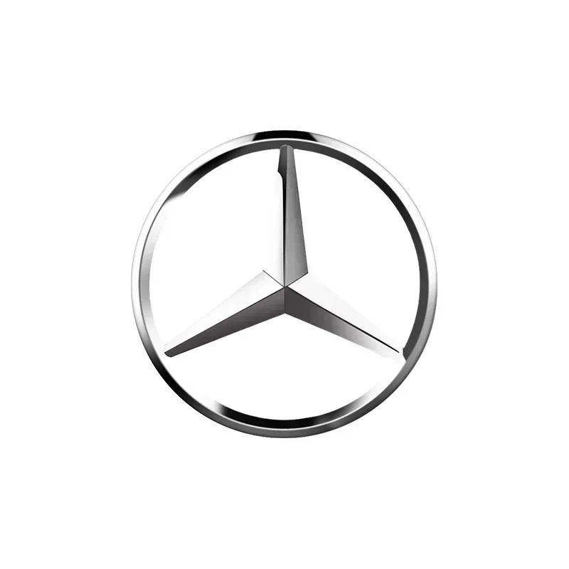 스타 트렁크 엠블럼 3핀 리어 부트 배지 로고 (메르세데스 벤츠  A C E GLC 클래스 W166 W176 W205 W204 W213 W218 W223 W177 용)