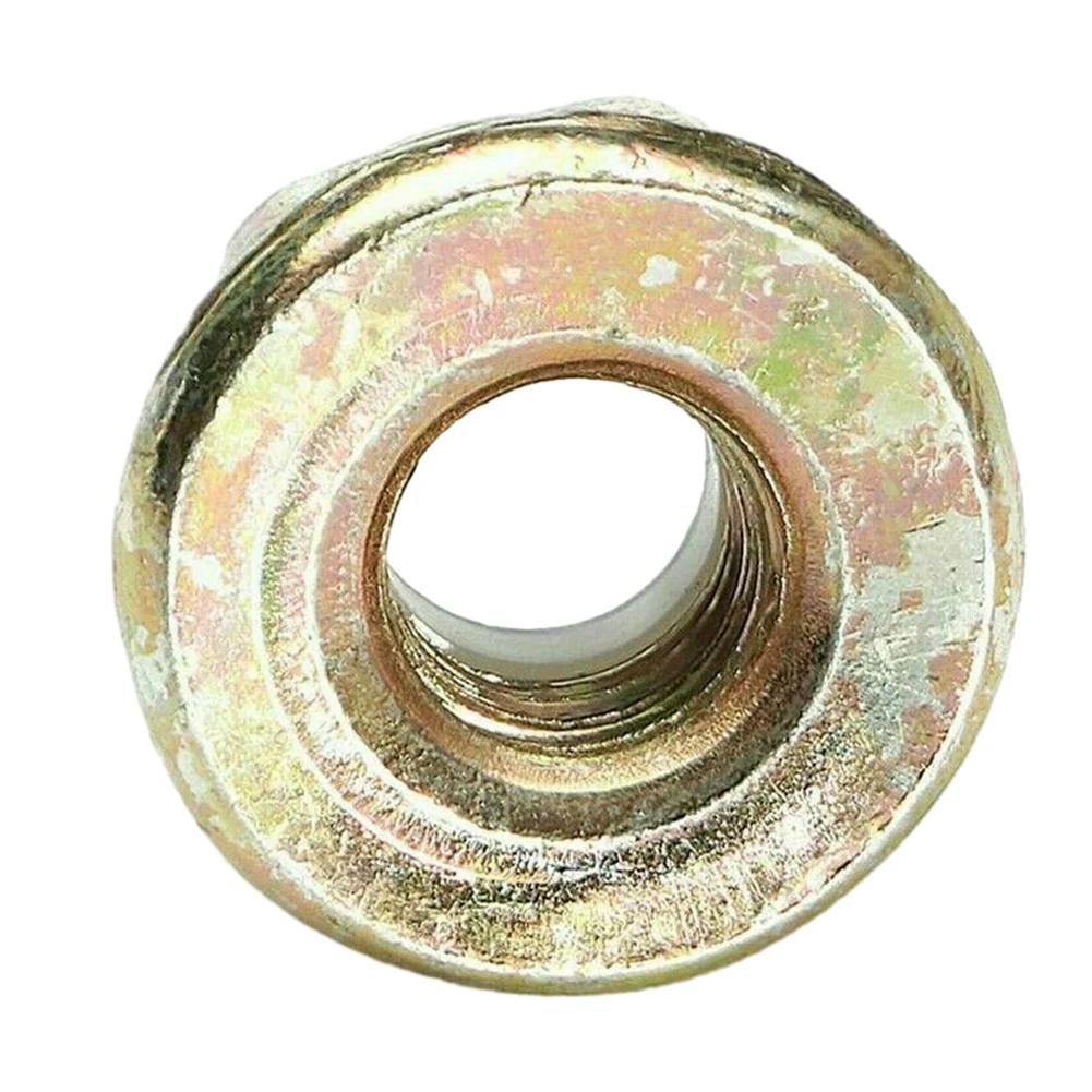 Lawn Mower Accessory Nut Left Hand Thread M10×1.25 Metal 2 Pcs For Lawn Trimmer Brand New Excellent Service Life