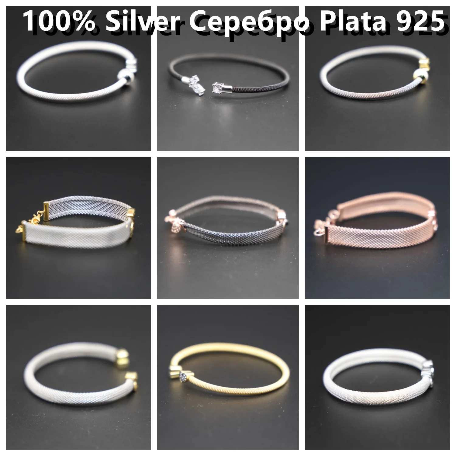 

Plata 925 Tousingly Bead Bracelets For bracelet femme acier inoxydable fashion jewelry