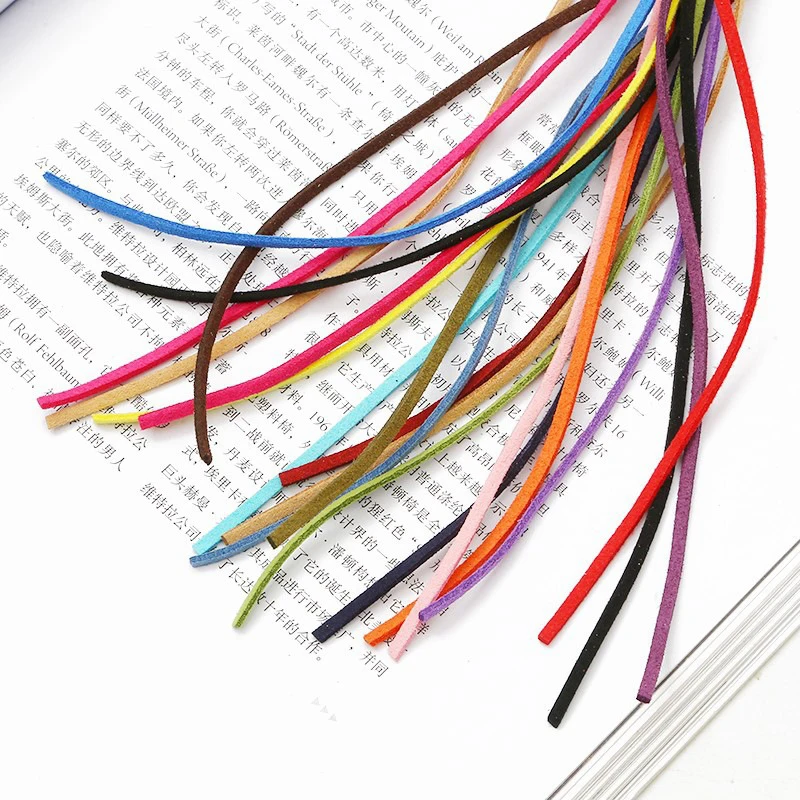 Faux Suede Cord 10 Meters 3mm Flat Faux Suede Braided Cord DIY Handmade Beading Bracelet