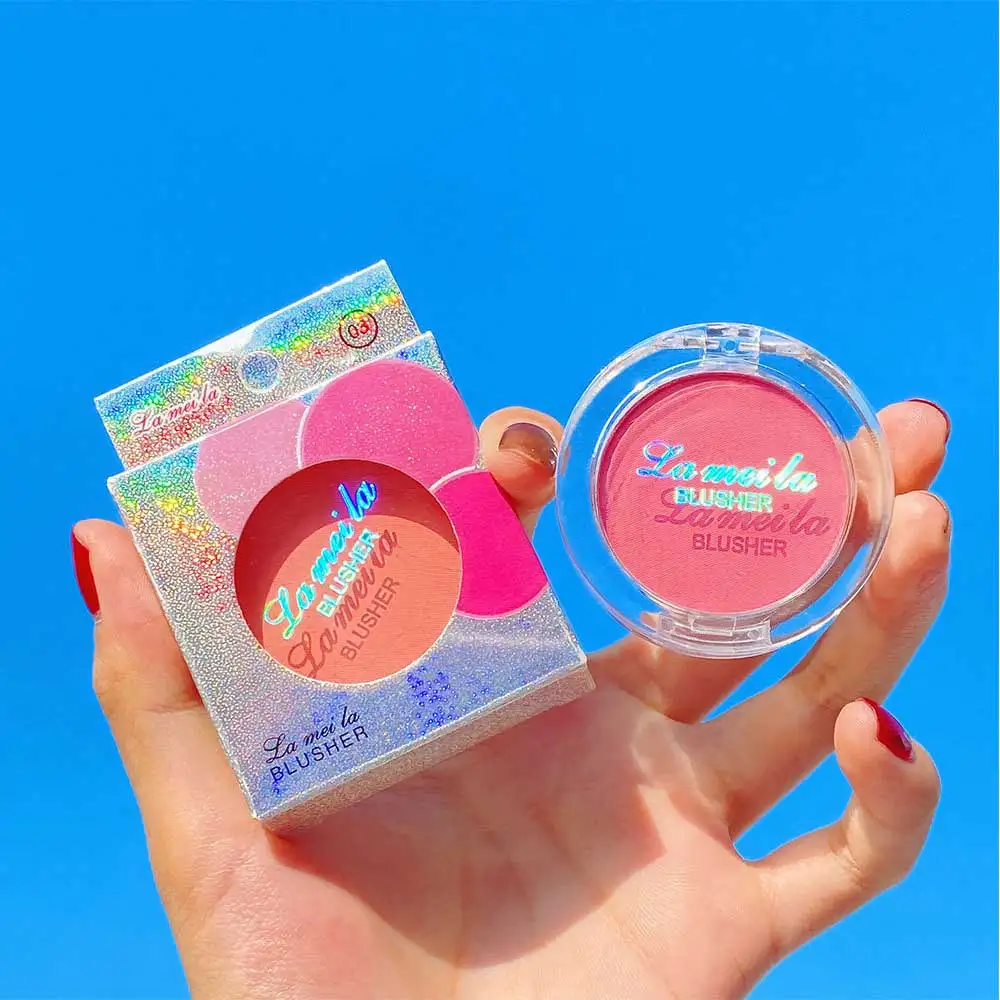 

Natural Texture Single Blush Palette Face Cream Concealer Foundation Powder Waterproof Lasting Face Rouge Powder Makeup