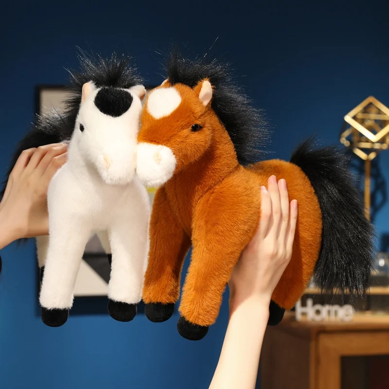 Soft Plush Horse Toy Stuffed Animal Doll