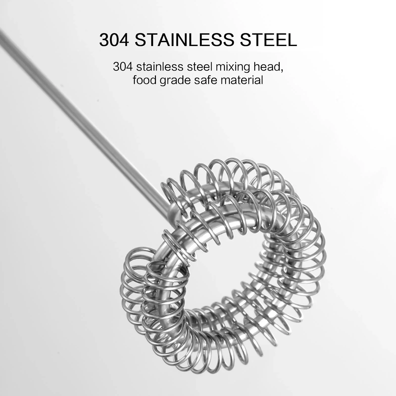 Rechargeable 3-Speed Handheld Milk Frother and Multi-Functional Electric Mixer with Baking Attachments