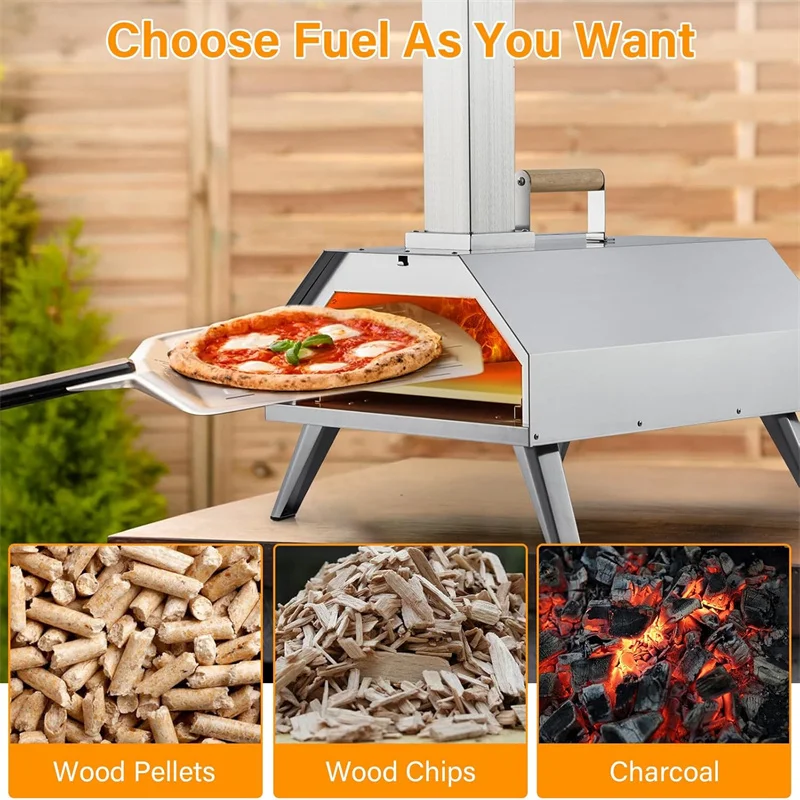 Pizza Ovens Wood Pellet 12" 2