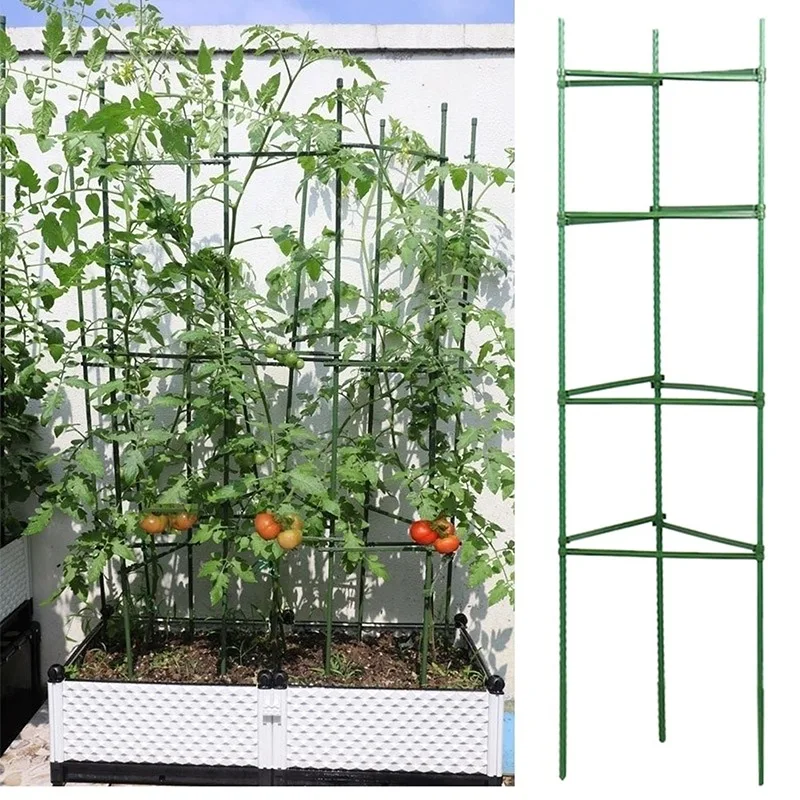 

12 Pcs Plant Support Stake Garden Plant Rack Climbing Vine Rack Arms Cage Expandable Potted Frame Connectors Plant Stakes