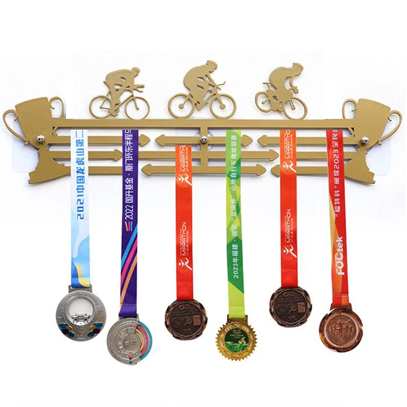 

30 Type Awards Display Shelf Medal Holder Rack Metal Iron Wall Mounted Medal Hangers Games Race Medal Frame Home Office Decor