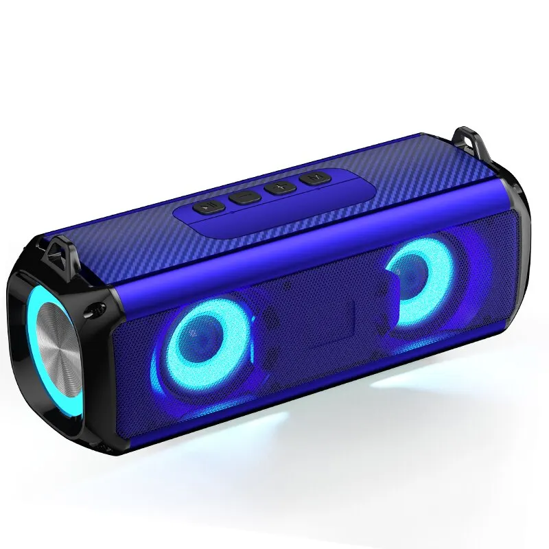 新品Bluetoothスピーカー ロックミアrgb ledライトスピーカーEBS-045 bt 5.0ポータブル