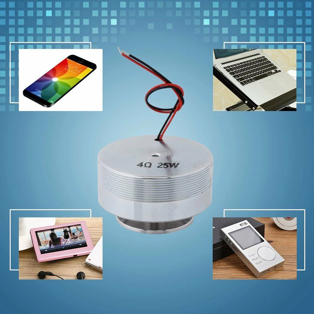 50MM 25W 4 Ohms/20W 8 Ohms Full-range Resonance Speaker Vibration Strong Bass Louderspeaker