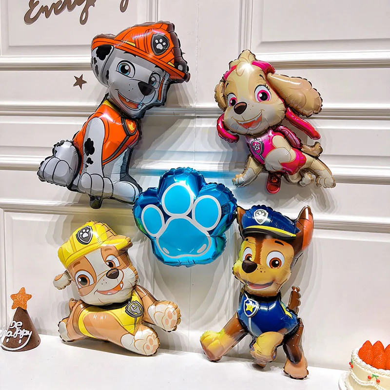 Paw Patrol Cartoon Hund Ballon Ryder Chase Skye Everest Aluminium Film Ballon Spielzeug Kindergeburtstag Party Dekoration