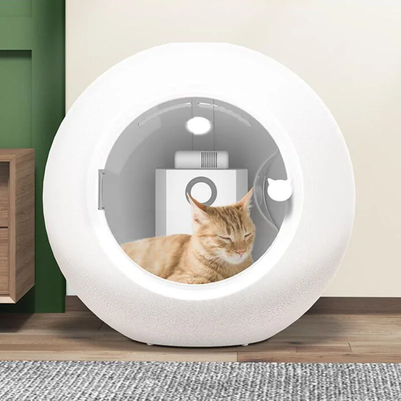 Cat Blow Dryer Box Portable Animal Drying Box Automatic Cat Hair