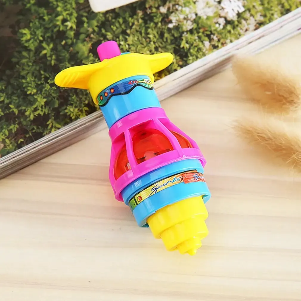 

Spinning Top Colorful Flash LED Light Laser Music Gyroscope Children's Wood Luminous Music Gyro Classic Toys Kids Christmas Gift