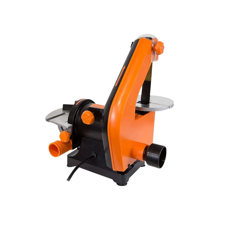 Belt Polishing Grinding Sanding Machine 125mm Sand Disc Woodworking Desktop Sander Grinder Polisher 250W