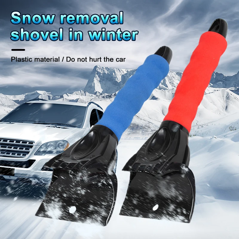 Windshield Shovel Snow Shovel Window Cleaning Tool Snow Ice Scraper Ice Scraper Car Windshield Snow Shovel Winter Cars Window and Door Removes Snow Cleaning Scraper Tool Auto Cleaning Accessories