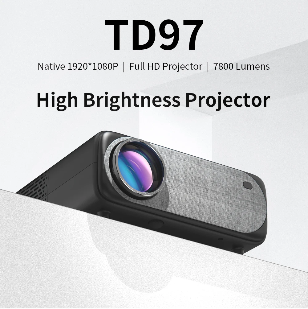 

ThundeaL TD97 Projector WiFi Android LED 1080P Full HD Video Projector Home Theater 4K Movie Cinema Smart Phone Beamer