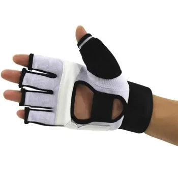 성인 스포츠 격투 샌드백 훈련용 하프 핑거 복싱 장갑, 민속 산타 가라테 무에타이 피트니스 태권도 보호대, 신제품 상품 이미지