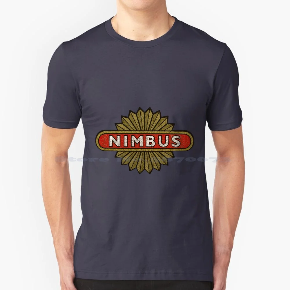 Nimbus Motorcycles England T Shirt 100% Cotone Tee Moto Moto Nimbus