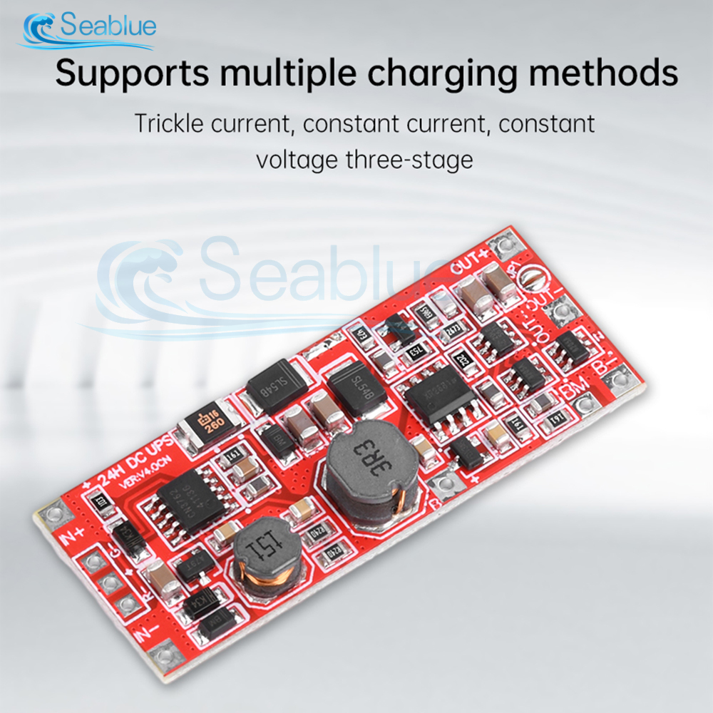 12V/15V 24W 1A 18W 0.5A UPS Power Supply Module Uninterruptible Power Control Board 2S V4.0CN Charging Step Up Protection Module