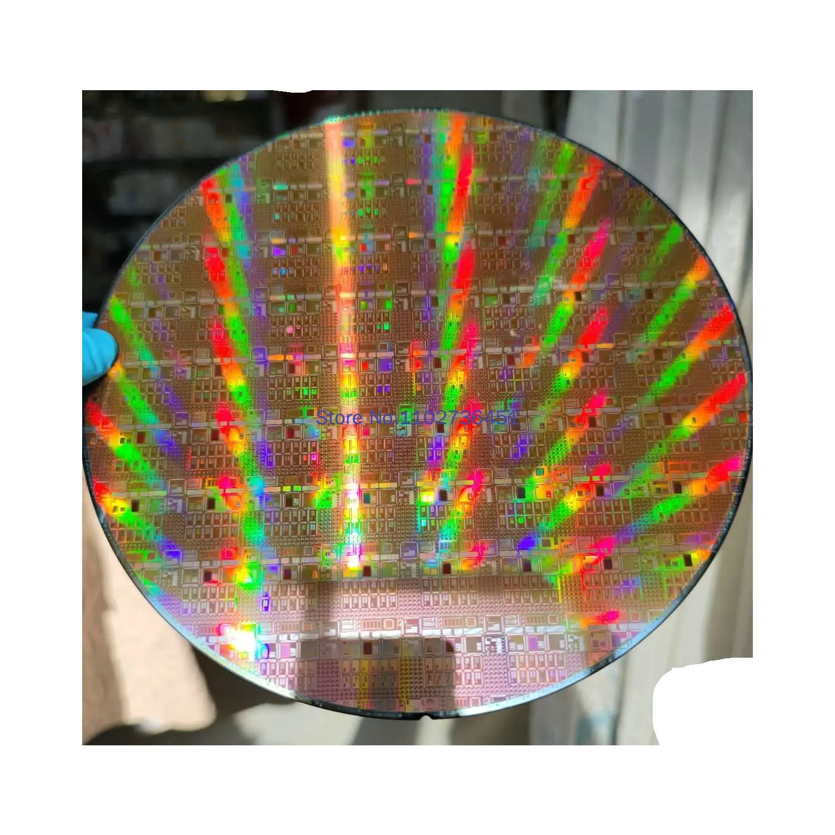 

CPU Wafer Science and Technology Pendulum Piece Birthday Gift Photoetching Circuit Chip Semiconductor Silicon Wafer