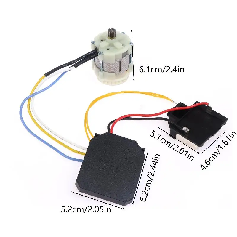 Electric Chainsaw 14 Teeth Motor - Power Boost for 4-8in Saws