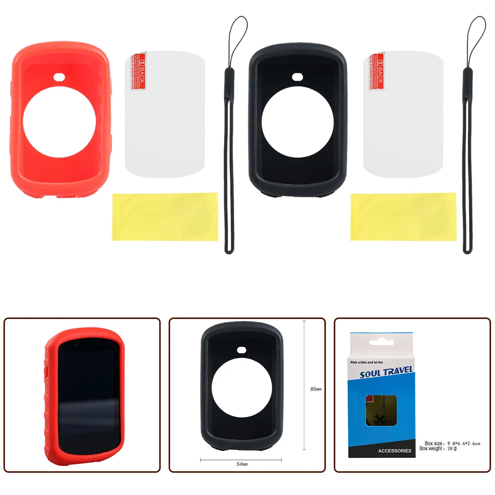 

Bike Computer Protective Cover Sets For Garmin Edge 530 Speedometer Silicone Case &Tempered Glass Screen Protector Bicycle Parts