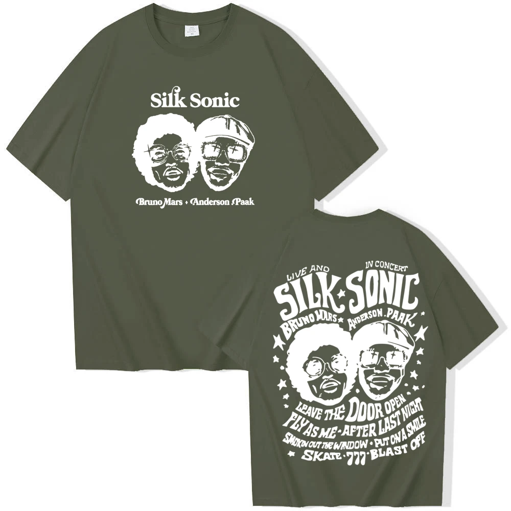 thumbnail image 1 of Camiseta Silk Sonic Bruno Mars 24K MAGIC Tour Camisetas Camisetas, 1 of 5