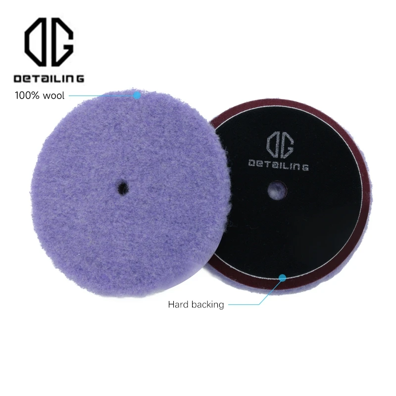 DETAILING Car Polishing Pad Wool ing Pads Waxing Polishing Disc Cleaning Scratch Removal Tool 3/5/6 Inch Self-Adhesive