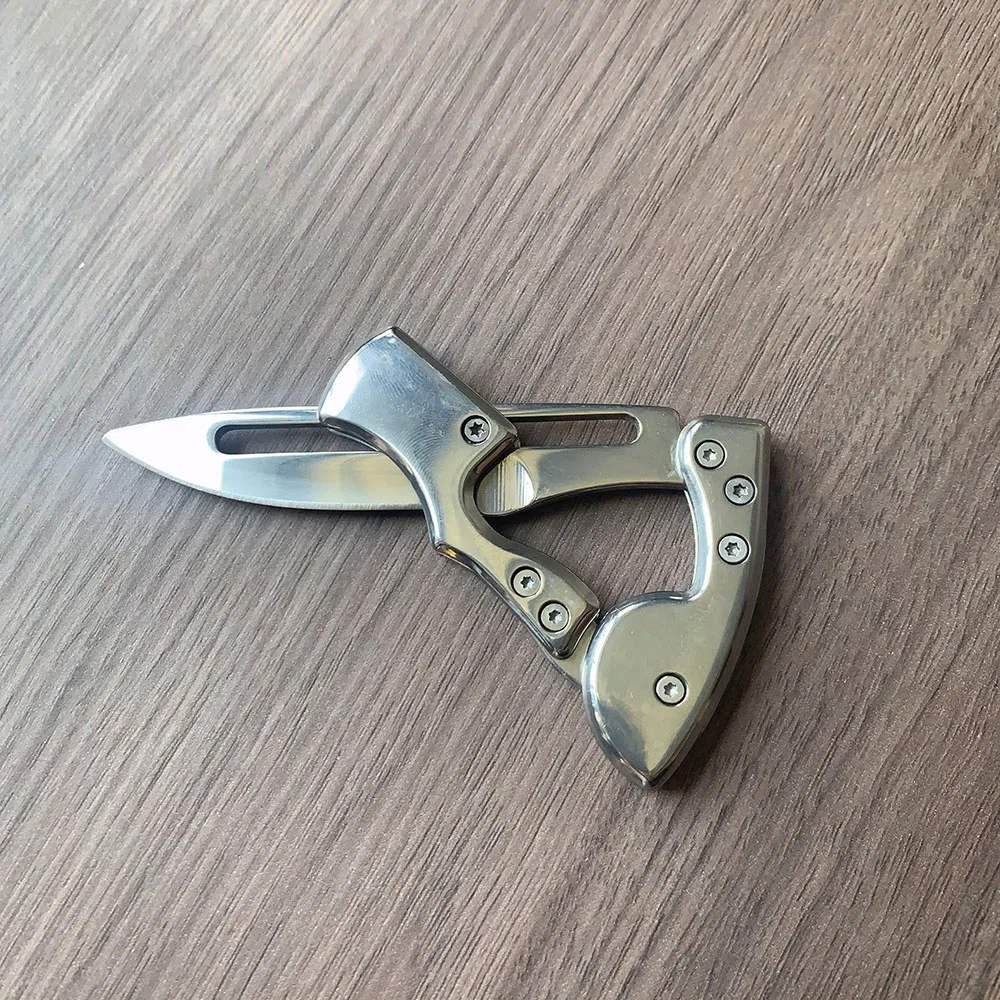 Description Picture 6 of itemAll Stainless Steel Sharp Mini Folding Blade Knife Outdoor Camping Portable Pocket Knives Hand Tool For Survival